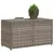 Produktbild 4 för Trädgårdsskåp grå 110x55x60,5 cm konstrotting