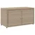 Produktbild 2 för Trädgårdsskåp beige 110x55x60,5 cm konstrotting