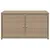 Produktbild 6 för Trädgårdsskåp beige 110x55x60,5 cm konstrotting