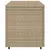 Produktbild 8 för Trädgårdsskåp beige 110x55x60,5 cm konstrotting