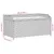 Produktbild 11 för Förvaringsbänk beigemix 100x50x52 cm konstrotting massiv akacia