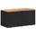 Dynbox svart 110x50x54 cm konstrotting akaciaträ