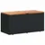 Produktbild 2 för Dynbox svart 110x50x54 cm konstrotting akaciaträ