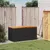 Produktbild 3 för Dynbox svart 110x50x54 cm konstrotting akaciaträ