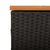 Produktbild 9 för Dynbox svart 110x50x54 cm konstrotting akaciaträ