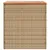 Produktbild 5 för Dynbox beige 110x50x54 cm konstrotting akaciaträ