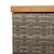 Produktbild 9 för Dynbox grå 220x50x54 cm konstrotting akaciaträ