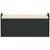 Produktbild 4 för Förvaringsbänk med dyna svart 115x51x52 cm konstrotting
