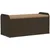 Produktbild 2 för Förvaringsbänk med dyna brun 115x51x52 cm konstrotting