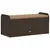 Produktbild 6 för Förvaringsbänk med dyna brun 115x51x52 cm konstrotting