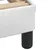 Produktbild 7 för Sängram med huvudgavel vit 90x190 cm konstläder
