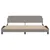 Produktbild 4 för Sängram med huvudgavel taupe 200x200 cm tyg