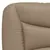 Produktbild 8 för Dyna till huvudgavel cappuccino 200 cm konstläder
