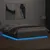 Produktbild 4 för Sängram med LEDs betonggrå 200x200 cm konstruerat trä