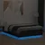 Produktbild 4 för Sängram med LEDs svart 120x200 cm konstruerat trä