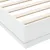 Produktbild 9 för Sängram med LEDs vit 200x200 cm