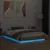 Produktbild 4 för Sängram med LEDs sonoma-ek 120x190 cm