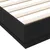 Produktbild 7 för Sängram svart 200x200 cm konstruerat trä