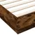 Produktbild 7 för Sängram rökfärgad ek 200x200 cm konstruerad trä