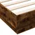 Produktbild 7 för Sängram rökfärgad ek 150x200 cm konstruerad trä