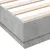 Produktbild 7 för Sängram betonggrå 120x200 cm konstruerad trä