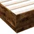 Produktbild 7 för Sängram rökfärgad ek 120x200 cm konstruerat trä