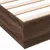 Produktbild 7 för Sängram brun ek 120x200 cm konstruerat trä