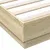 Produktbild 7 för Sängram sonoma-ek 140x190 cm konstruerat trä