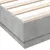 Produktbild 7 för Sängram betonggrå 135x190 cm konstruerat trä