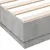 Produktbild 7 för Sängram betonggrå 120x190 cm konstruerat trä