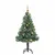Produktbild 4 för Plastgran 150 LEDs&kulor&snö 120 cm