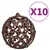 Produktbild 11 för Plastgran 300 LEDs&kulor&snö 210 cm