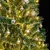 Produktbild 3 för Plastgran 300 LEDs&kulor&snö 210 cm