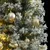 Produktbild 3 för Smal plastgran 300 LEDs & kulor & snö 300 cm