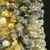 Produktbild 3 för Smal plastgran 300 LEDs & kulor & snö 270 cm