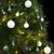 Produktbild 3 för Plastgran med gångjärn 300 LEDs & kulor 210 cm