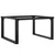 Produktbild 2 för Bordsben för soffbord O-ram 70x60x43 cm gjutjärn