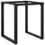 Produktbild 2 för Bordsben för matbord O-ram 60x60x73 cm gjutjärn