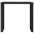 Produktbild 4 för Bordsben för matbord O-ram 80x40x73 cm gjutjärn