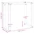Produktbild 9 för Bordsben för matbord O-ram 80x40x73 cm gjutjärn