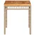 Produktbild 4 för Trädgårdsbord beige mix 38x38x42 cm konstrotting akaciaträ