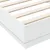 Produktbild 9 för Sängram med LEDs vit 100x200 cm