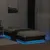 Produktbild 5 för Sängram med LEDs brun ek 90x190 cm