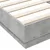 Produktbild 7 för Sängram betonggrå 100x200 cm konstruerad trä