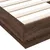 Produktbild 7 för Sängram brun ek 100x200 cm konstruerad trä