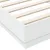 Produktbild 7 för Sängram vit 90x200 cm konstruerat trä