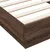 Produktbild 7 för Sängram brun ek 90x200 cm konstruerad trä