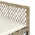 Produktbild 8 för Matgrupp för trädgården med dynor 7 delar beige konstrotting