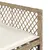 Produktbild 8 för Matgrupp för trädgården med dynor 9 delar beige konstrotting