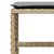 Produktbild 10 för Matgrupp för trädgården med dynor 13 delar beige konstrotting